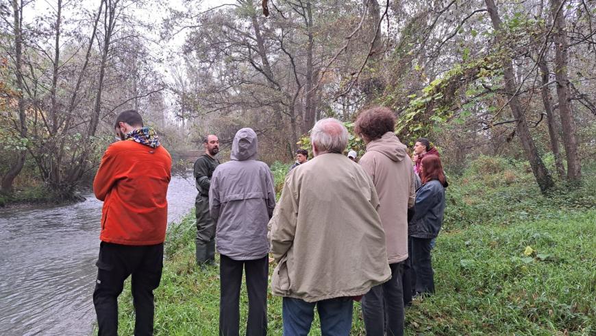 Studenti UPO presso il Centro di Educazione Ambientale di Cascina Ressia