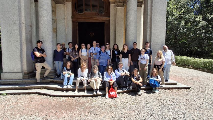 Studentesse e studenti UPO in visita al Sacro Monte di Orta