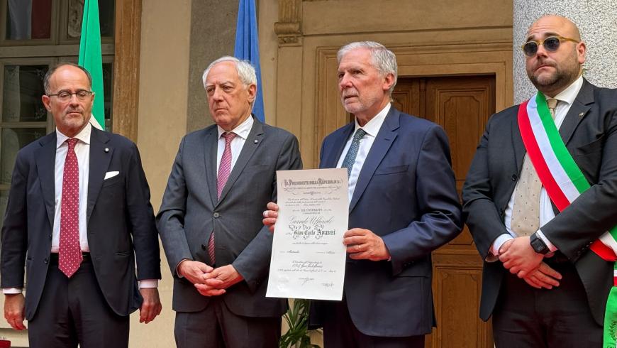 Gian Carlo Avanzi Grande Ufficiale della Repubblica
